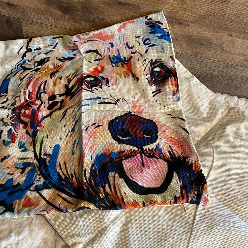 NWOT Set of two throw pillow covers.